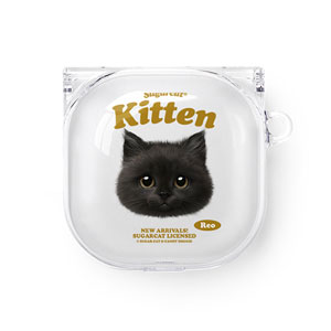 Reo the Kitten TypeFace Buds Pro/Live Clear Hard Case
